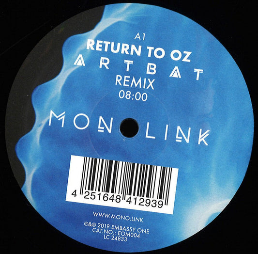 Monolink - Remixes (Artbat, Ben Böhmer, Patrice Bäumel) [Embassy One]