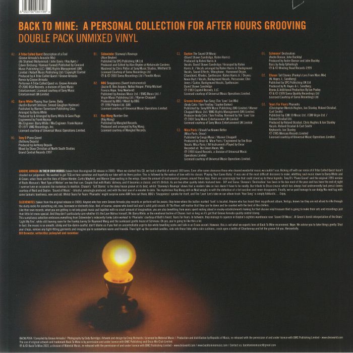 Back to Mine: Groove Armada
