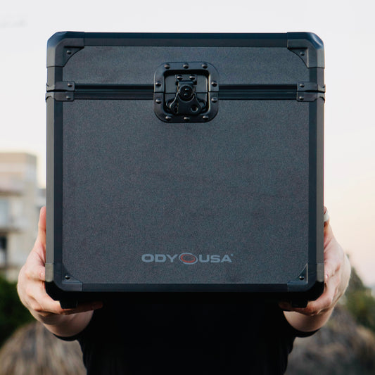 Estuche negro Odyssey KROM para vinilos de 12"