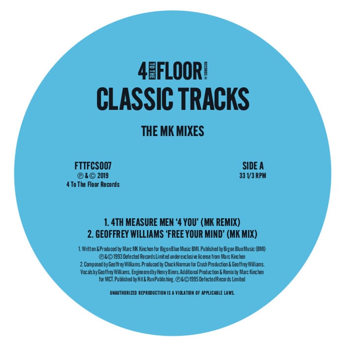 Various Artists - Classics Volume 6 - The MK Mixes [4 To The Floor]
