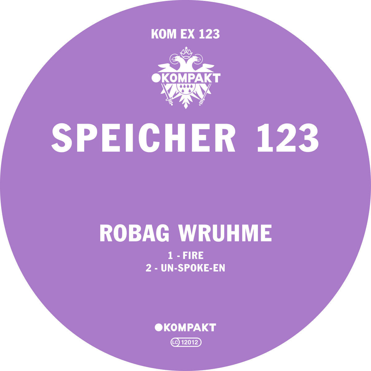 Robag Wruhme - Speicher 123 [Kompakt]