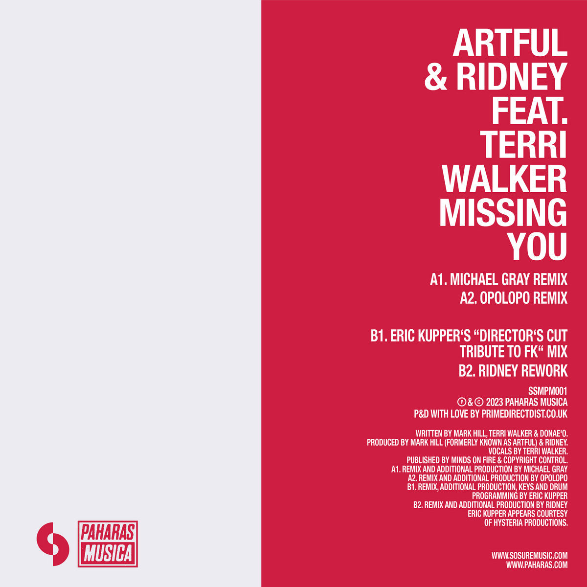Artful & Ridney ft. Terri Walker - Missing You (Eric Kupper Director's Cut Mix)