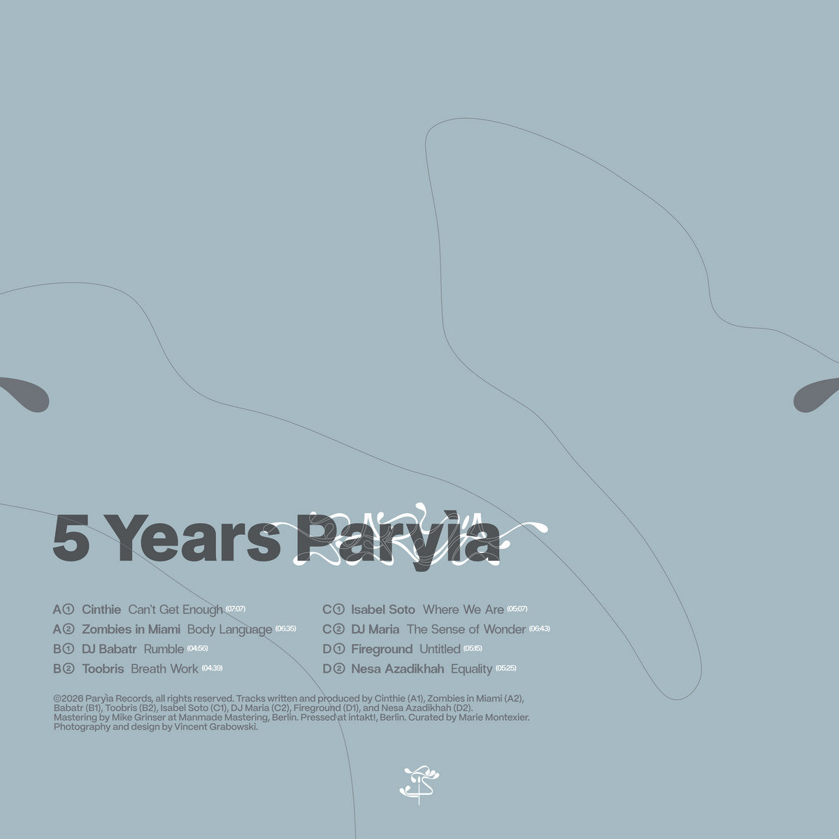 Various Aritsts - 5 Years Paryia (2LP) [Paryia]
