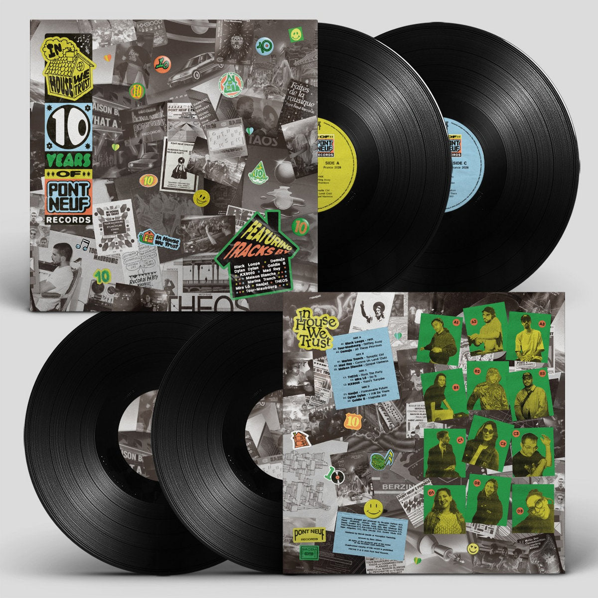 Various Artists - Pont Neuf 10 Years - In House We Trust (2LP) [Pont Neuf Records]