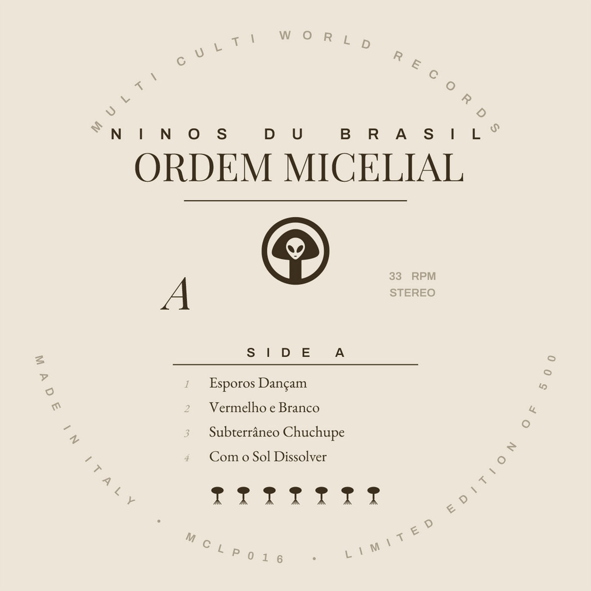 Niños du Brasil - Ordem Micelial LP [Multi Culti]