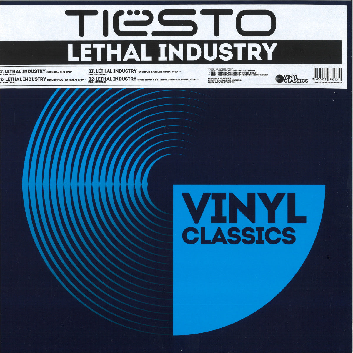 Tiesto - Lethal Industry [Vinyl Classics]