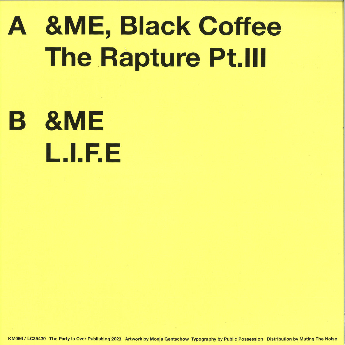 Black Coffee, &Me - The Rapture Pt.III [Keinemusik]