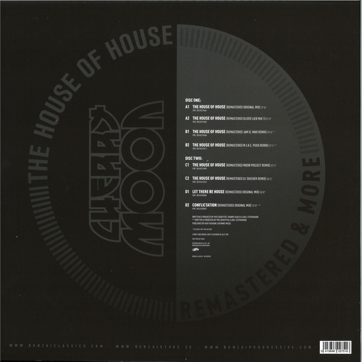 Cherrymoon Trax - The House of House (Remastered & More) [Bonzai]