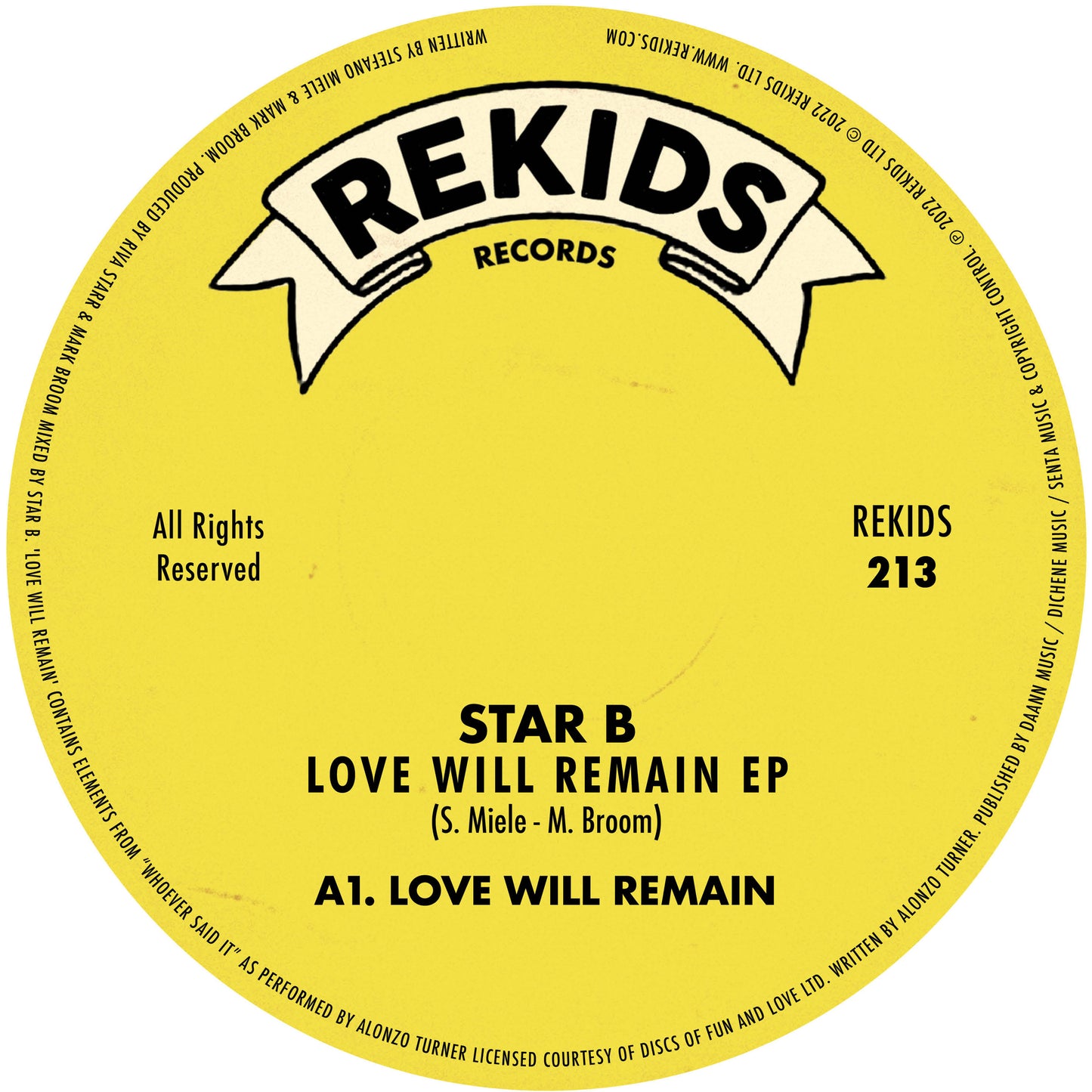 Star B - Love Will Remain [Rekids]