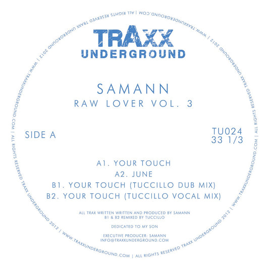 Samann - Raw Lover Vol.3 [Traxx Underground]