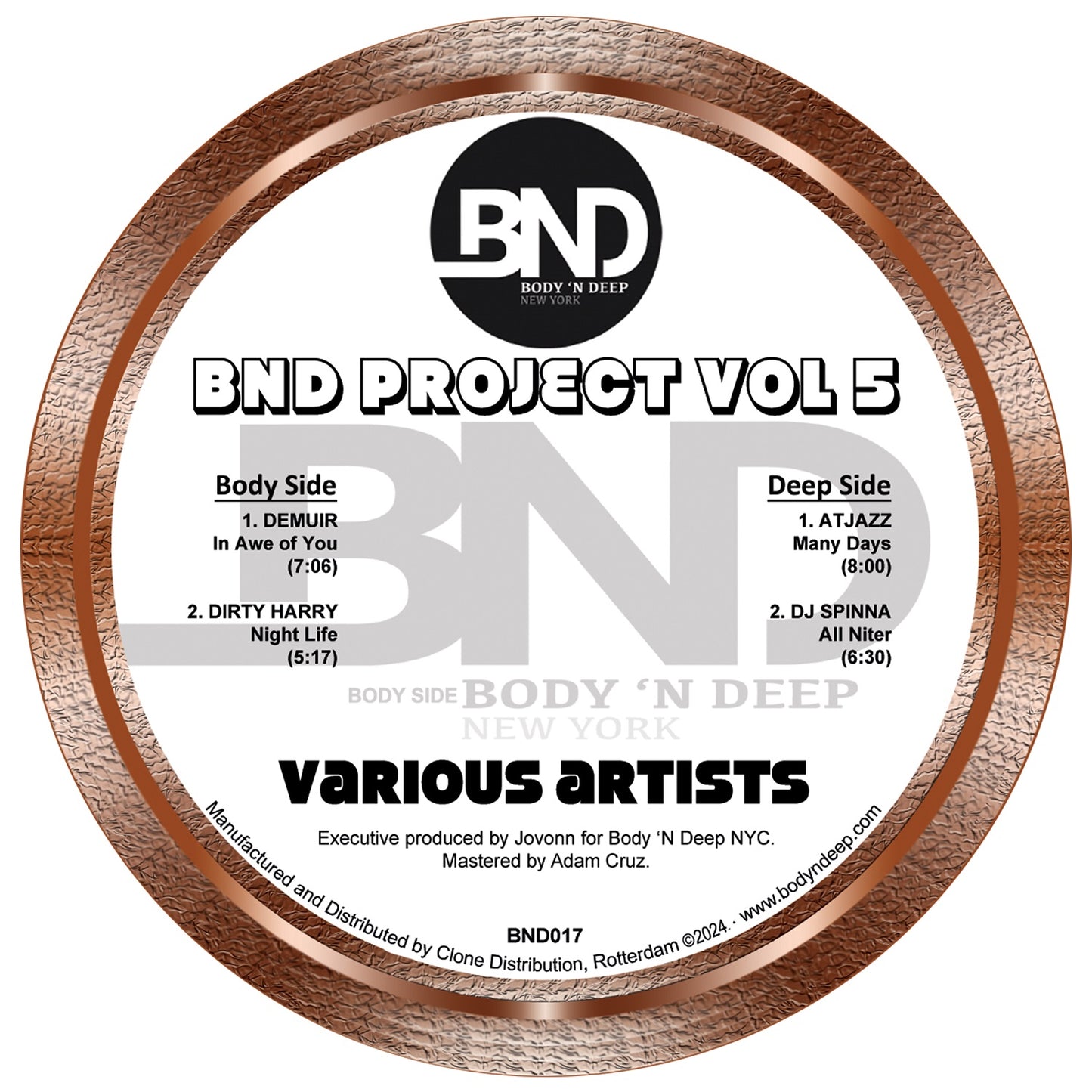 Various Artists - BND Project Volume 5 [Body 'N Deep]