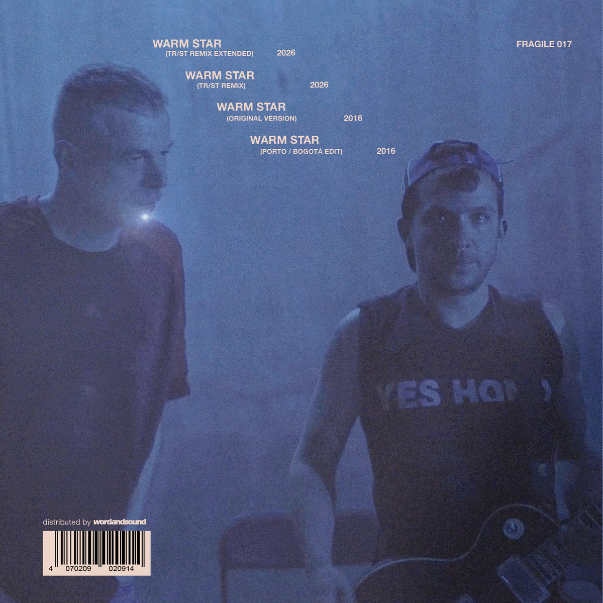 Wolfgang Tillmans & Juan Pablo Echeverri - Warm Star 12" (Incl. TR/ST Remixes) [Fragile]