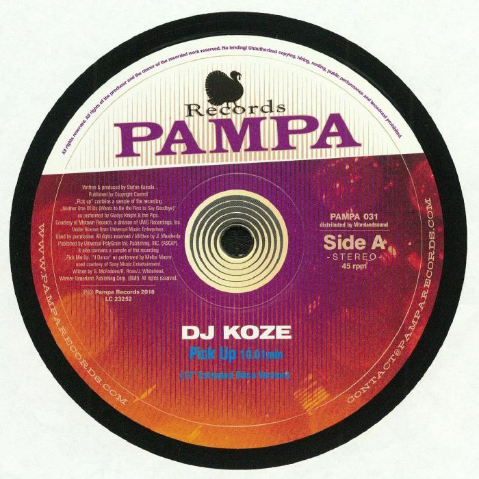Dj Koze - Pick Up (2023 Repress) [Pampa]