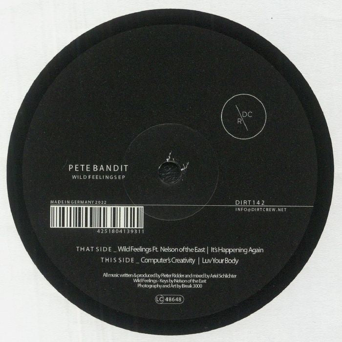 Pete Bandit - Wild Feelings EP [Dirt Crew]