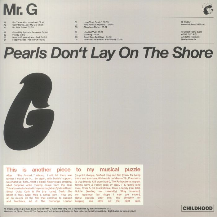 Mr. G - Pearls Don't' Lay On the Shore [Childhood]