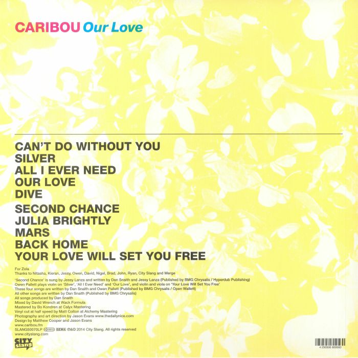 Caribou - Our Love (Remasterizado Edicion Limitada) [City Slang]