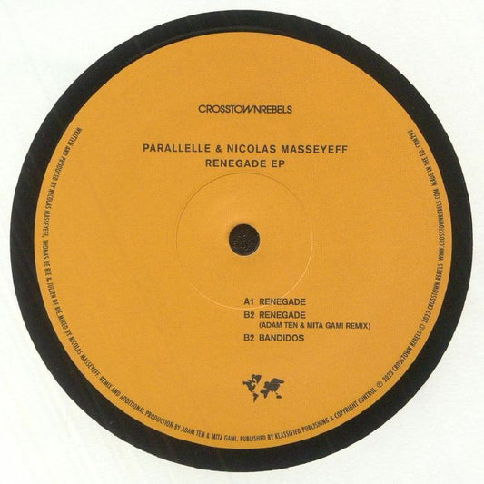 Parallelle & Nicolas Masseyeff - Renegade EP [Crosstown Rebels]