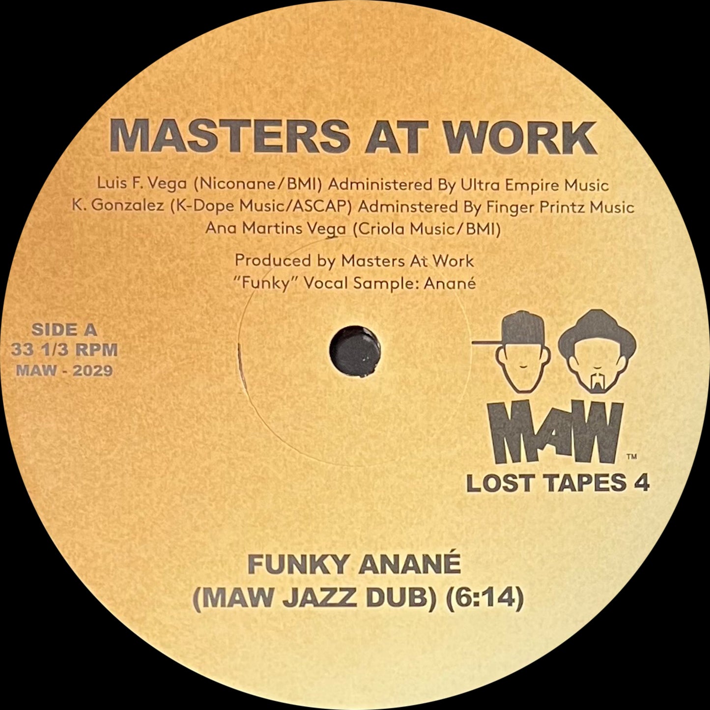 Masters At Work -  Funky Anané / MAW Want You