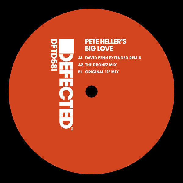 Pete Heller's Big Love - Big Love (David Penn / The Dronez Remixes) [Defected]