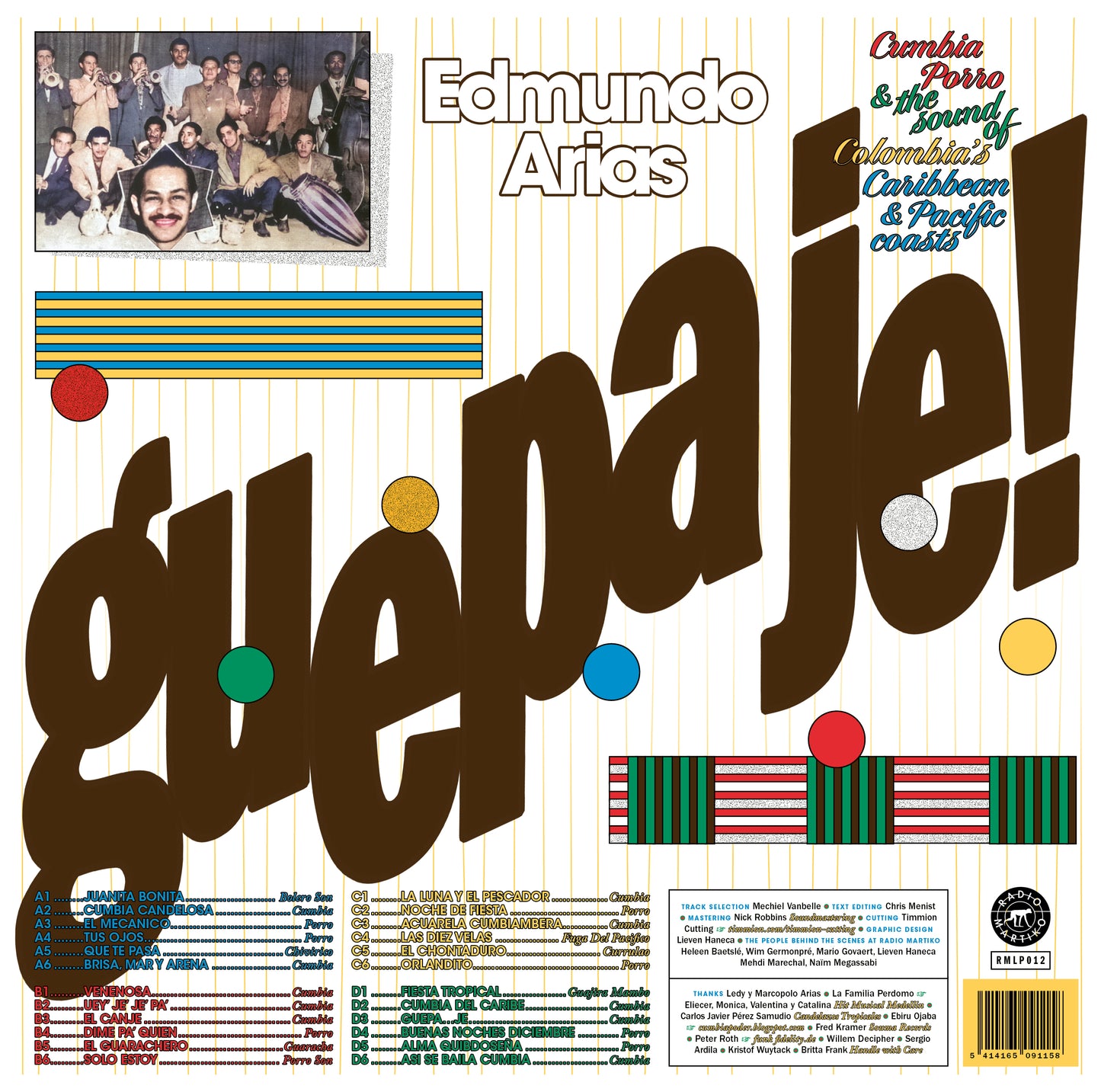 Edmundo Arias - Guepa Je! Cumbia, Porro & The Sound of Colombia's Caribbean & Pacific Coasts