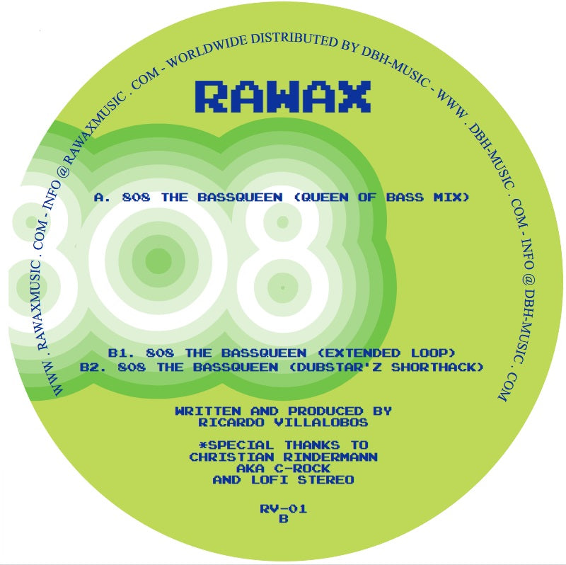 Ricardo Villalobos - 808 The Bassqueen [Rawax]