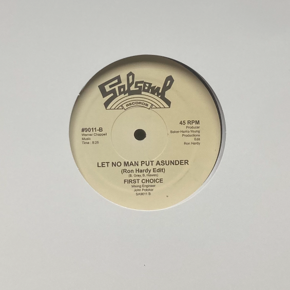 First Choice - Let No Man Put Asunder (Ron Hardy Edit) [Salsoul]