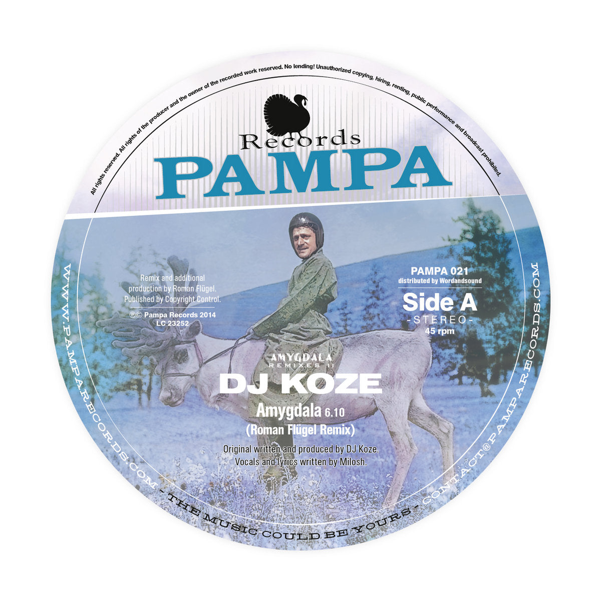 Dj Koze - Amygdala Remixes #2 (2023 Repress) [Pampa]