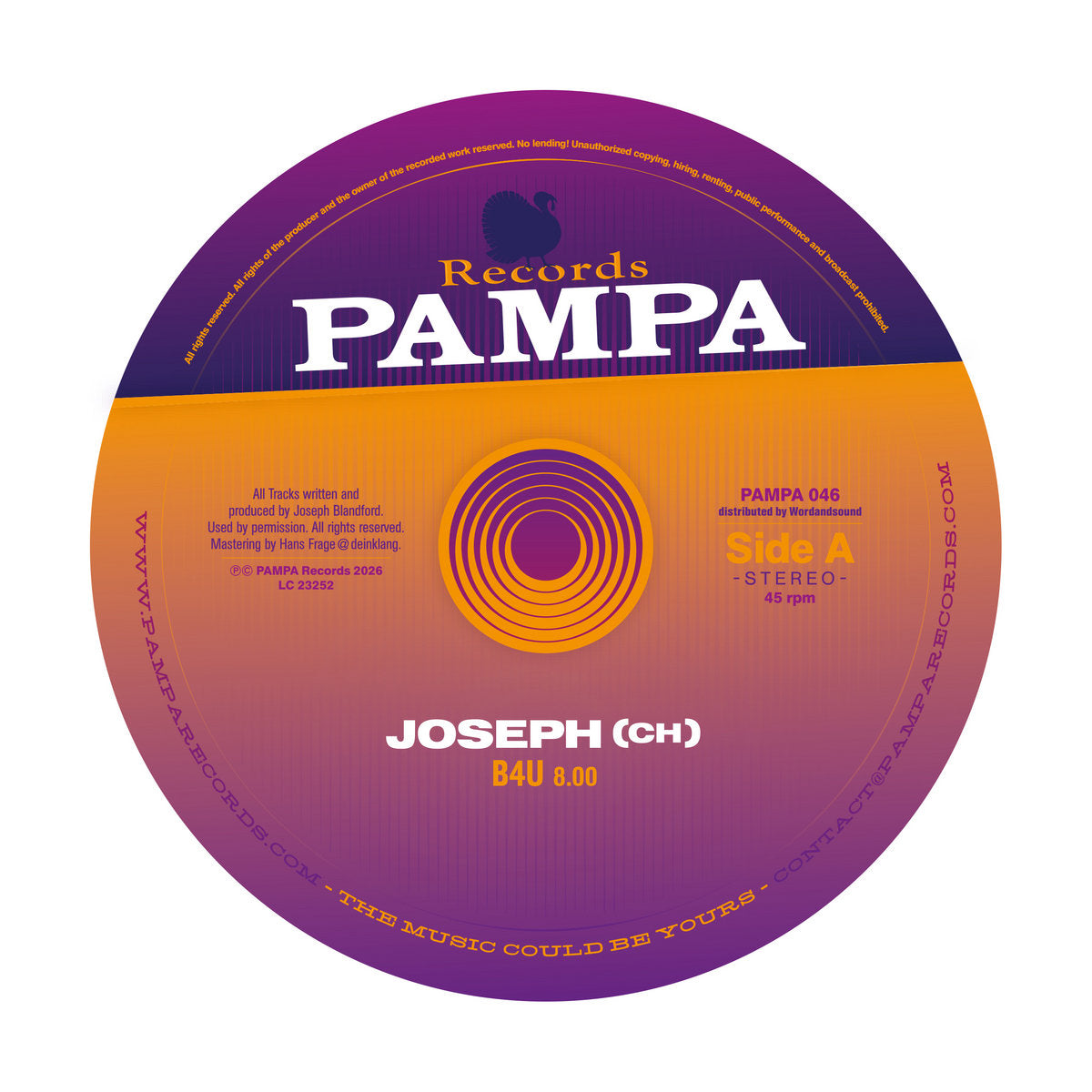 JOSEPH (CH) - B4U & Tripidi EP [Pampa]