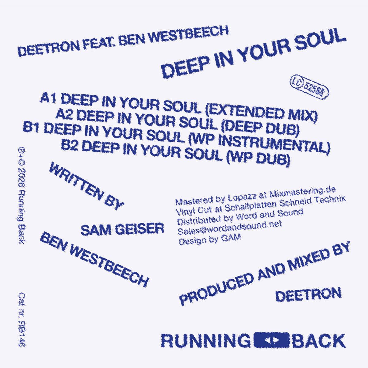 Deetron ft Ben Westbeech - Deep In Your Soul [Running Back]
