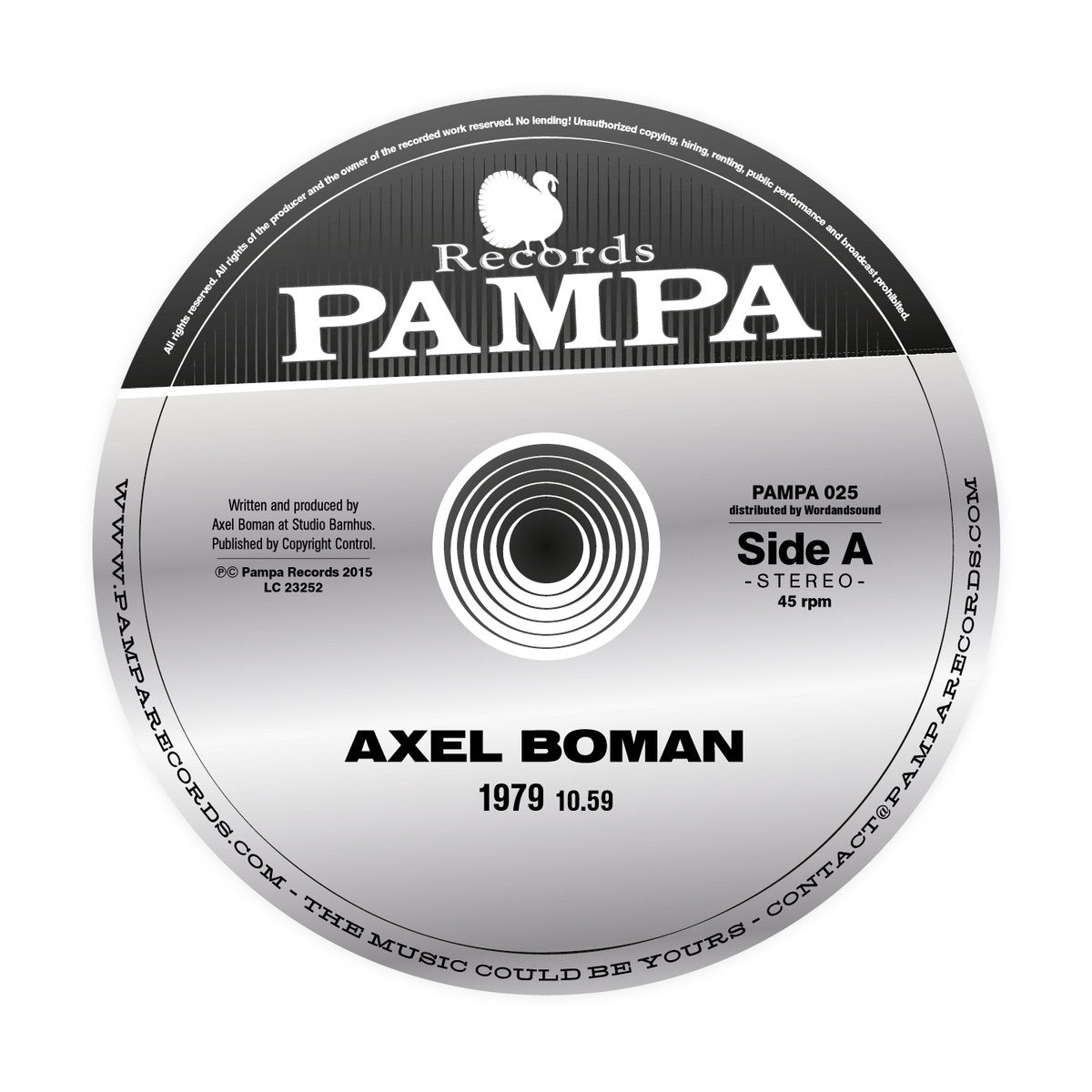 Axel Boman - 1979 (2023 Repress) [Pampa]
