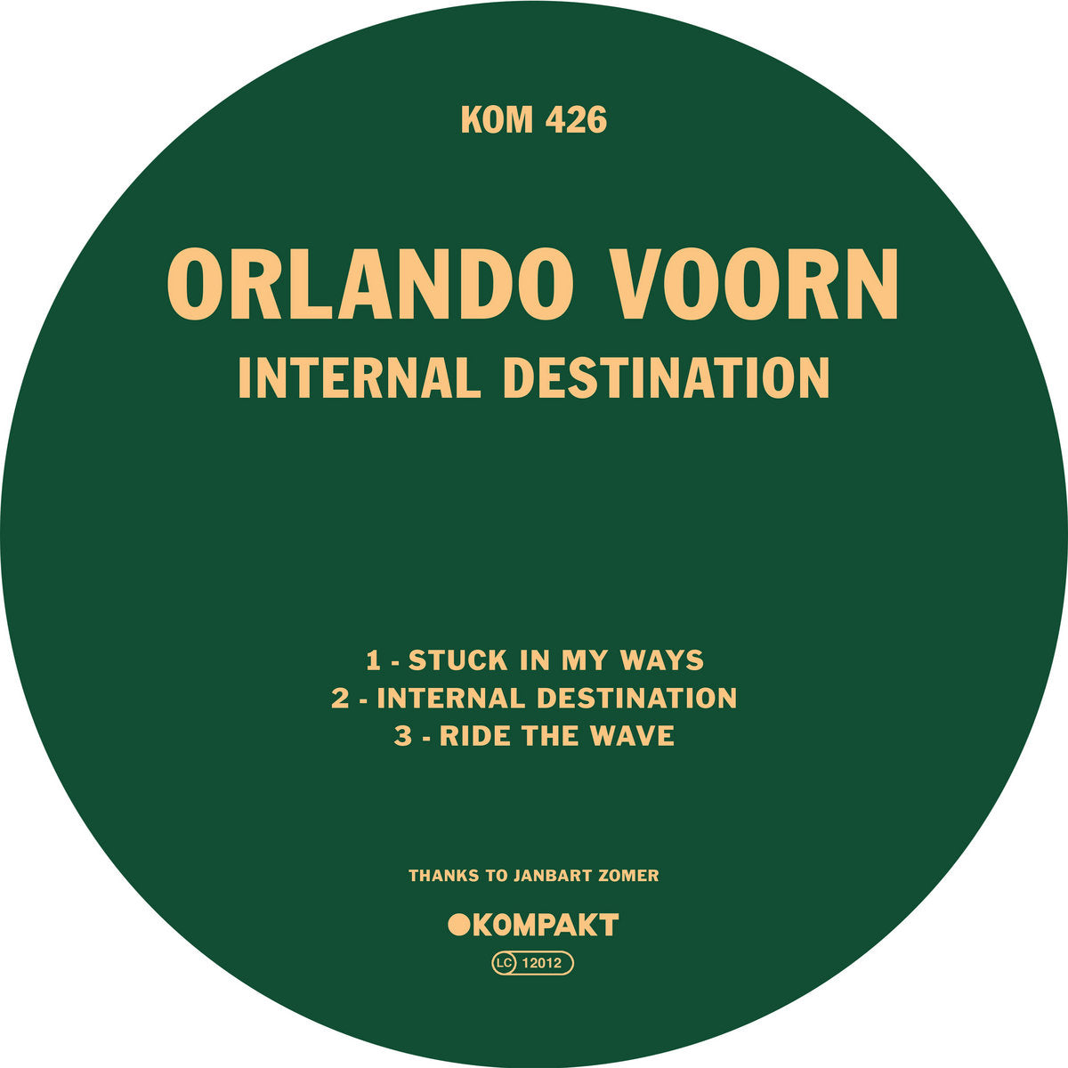Orlando Voorn - Internal Destination [Kompakt]
