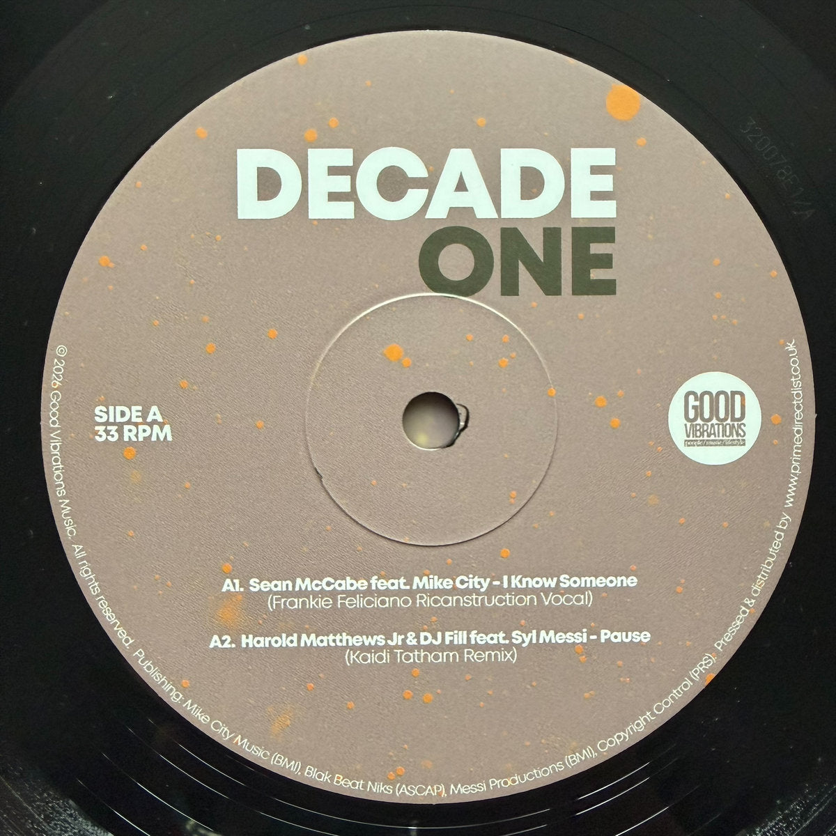 Various Artists - Decade One (Compiled by Sean McCabe) (2LP) [Good Vibrations Music]