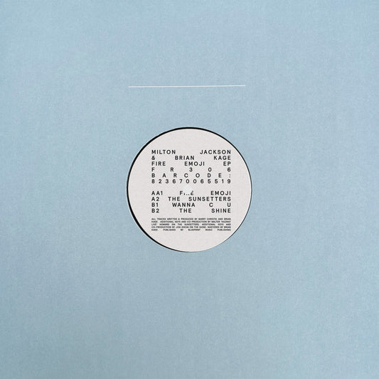 Milton Jackson & Brian Kage - Fire Emoji EP [Freerange Records]