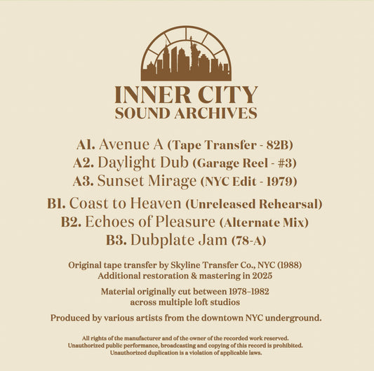 Inner City Sound Archives - Inner City Sound Archives 01 [Deep Cuts]