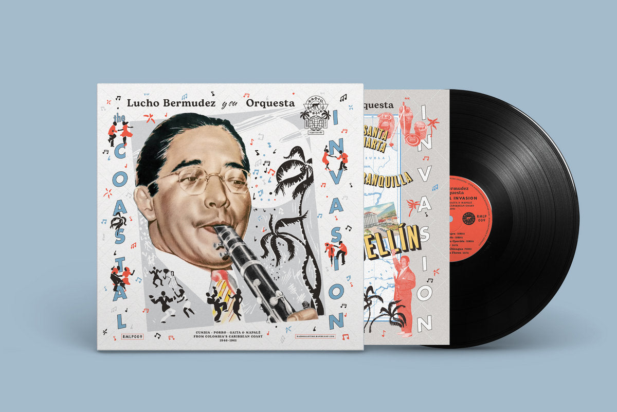 Lucho Bermudez y su Orquesta - The Coastal Invasion (2LP) [Radio Martiko]
