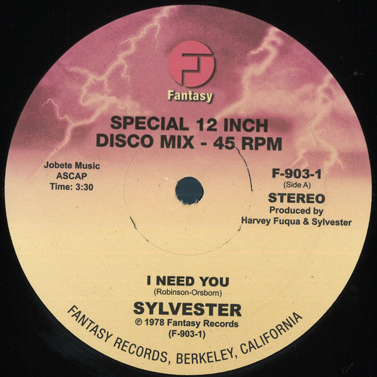 Sylvester - I Need You (Ron Hardy Edit) [Fantasy]