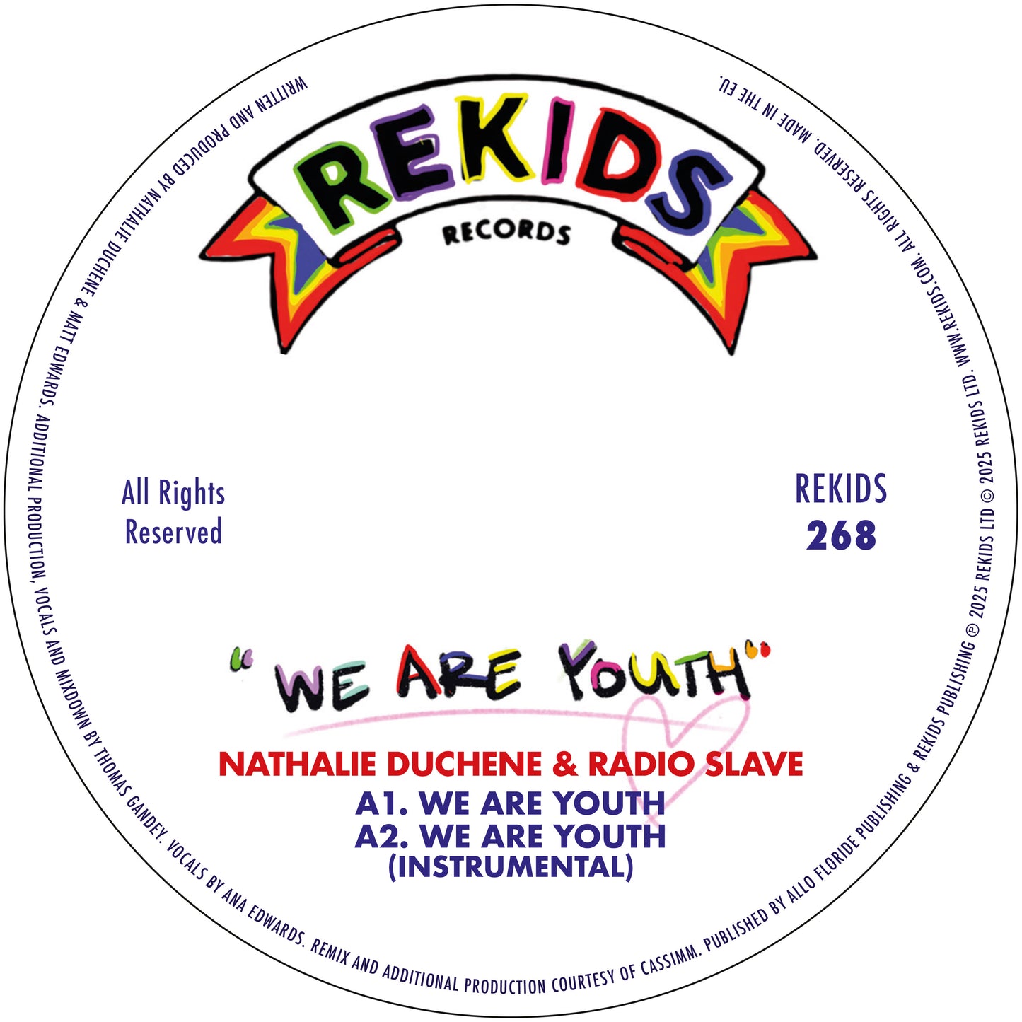Nathalie Duchene & Radio Slave - We Are Youth (Incl. CASSIMM Remix) [Rekids]