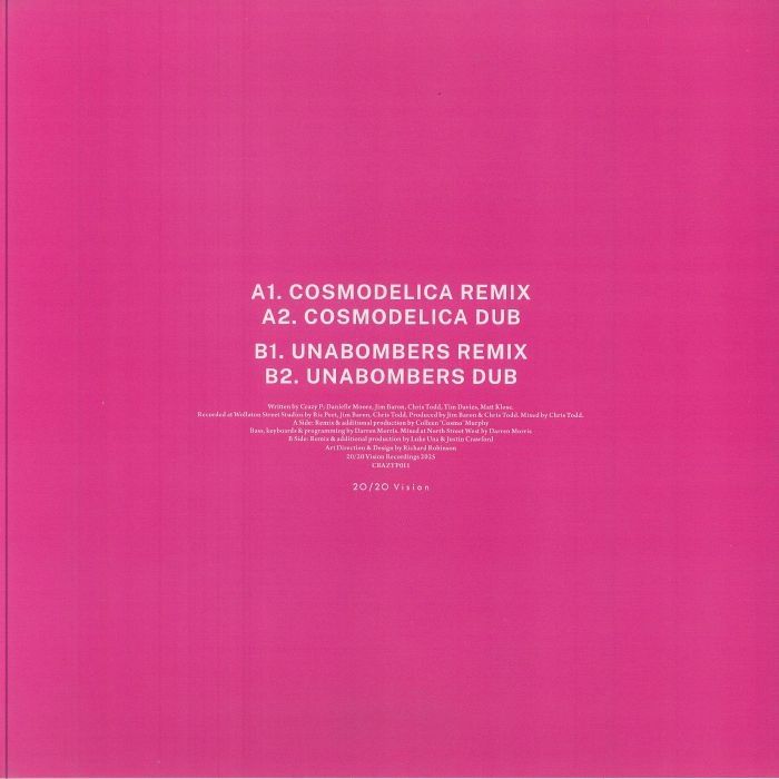 Crazy P - Stop Space Return (Cosmodelica & Unabombers Remixes) [20/20 Vision]