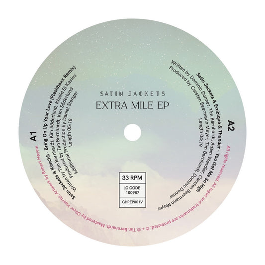 Satin Jackets - Extra Mile EP (Flashbaxx, Erobique, Johannes Albert & Ceci Remixes) [Golden Hour Recordings]