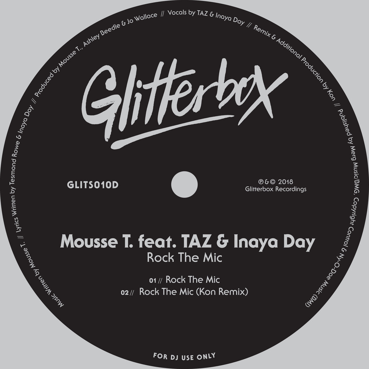 Mousse T. featuring TAZ & Inaya Day - Rock The Mic [Glitterbox]