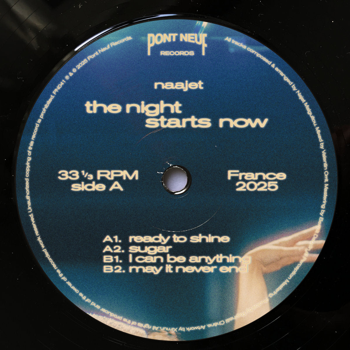 Naajet - The Night Starts Now EP [Pont Neuf Records]