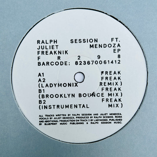 Ralph Session ft. Juliet Mendoza - Freaknik EP (Incl. LADYMONIX Remix) [Freerange]