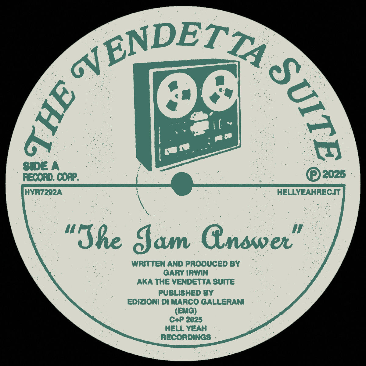 The Vendetta Suite - The Jam Answer / Island Hill Microdot [Hell Yeah Recordings]