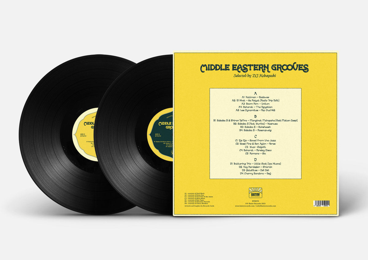 Various Artists - Middle Eastern Grooves (Selected by DJ Kobayashi) (2LP) [Batov Records]