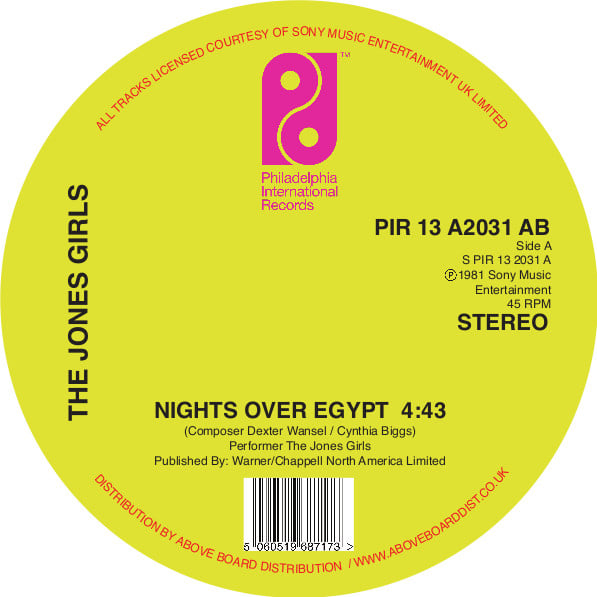 The Jones Girls - Nights Over Egypt [Philadelphia International Records]
