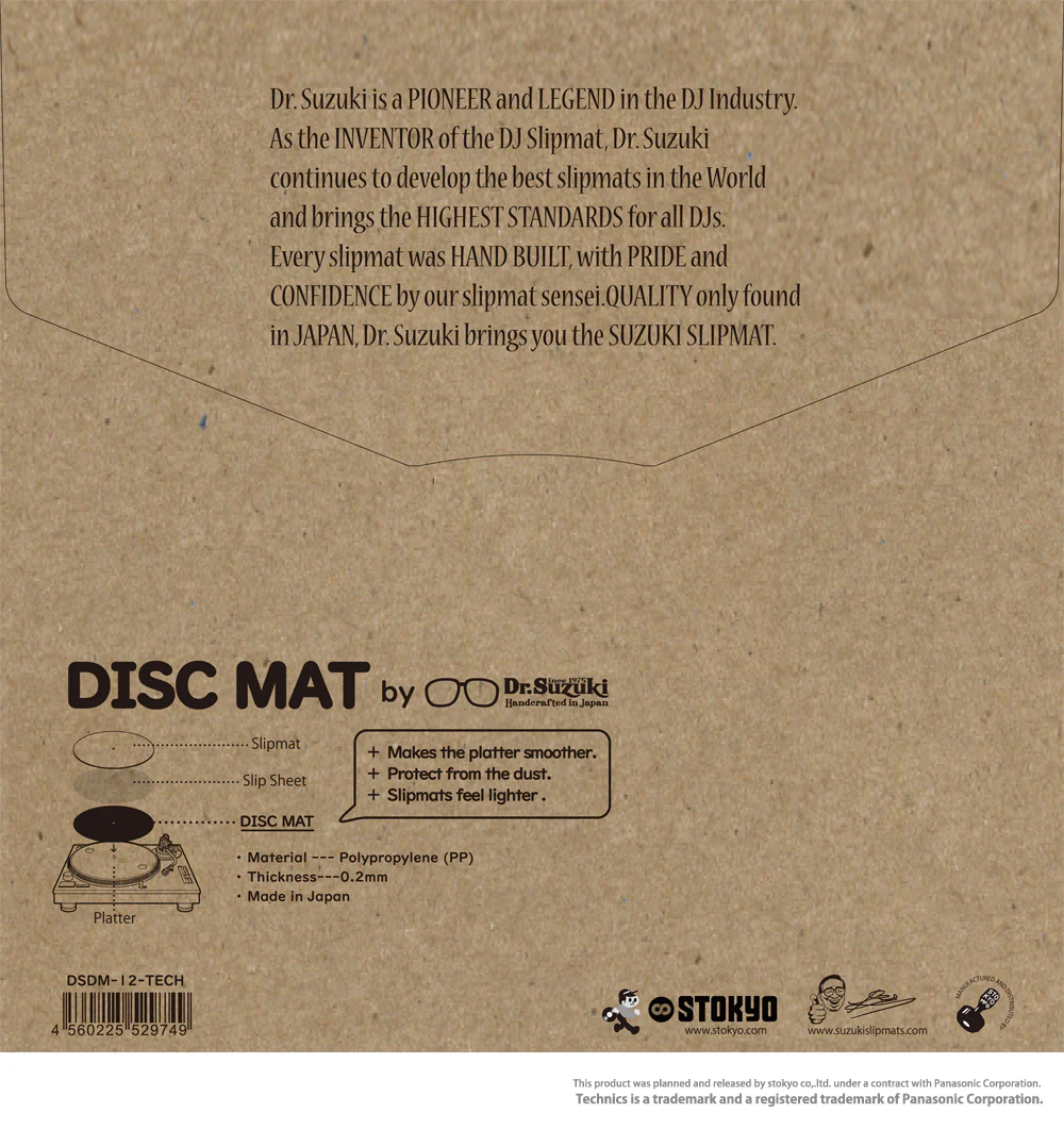 Slipmat de Dr. Suzuki x Technics 12" (Par)