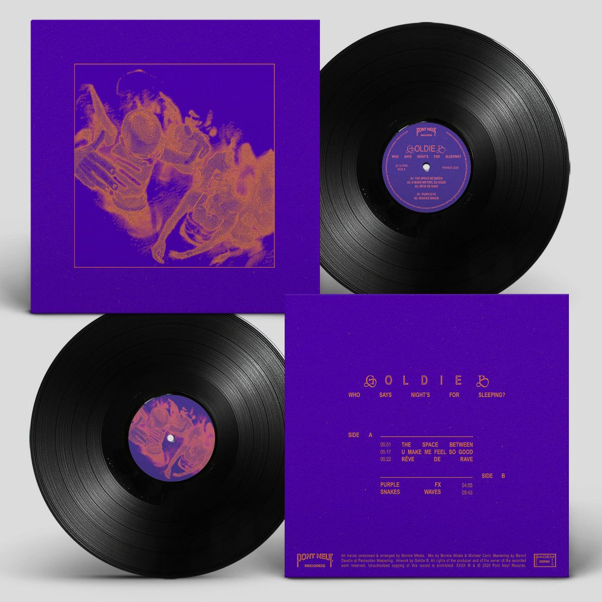 Goldie B - Who Says Night’s For Sleeping? [Pont Neuf Records]