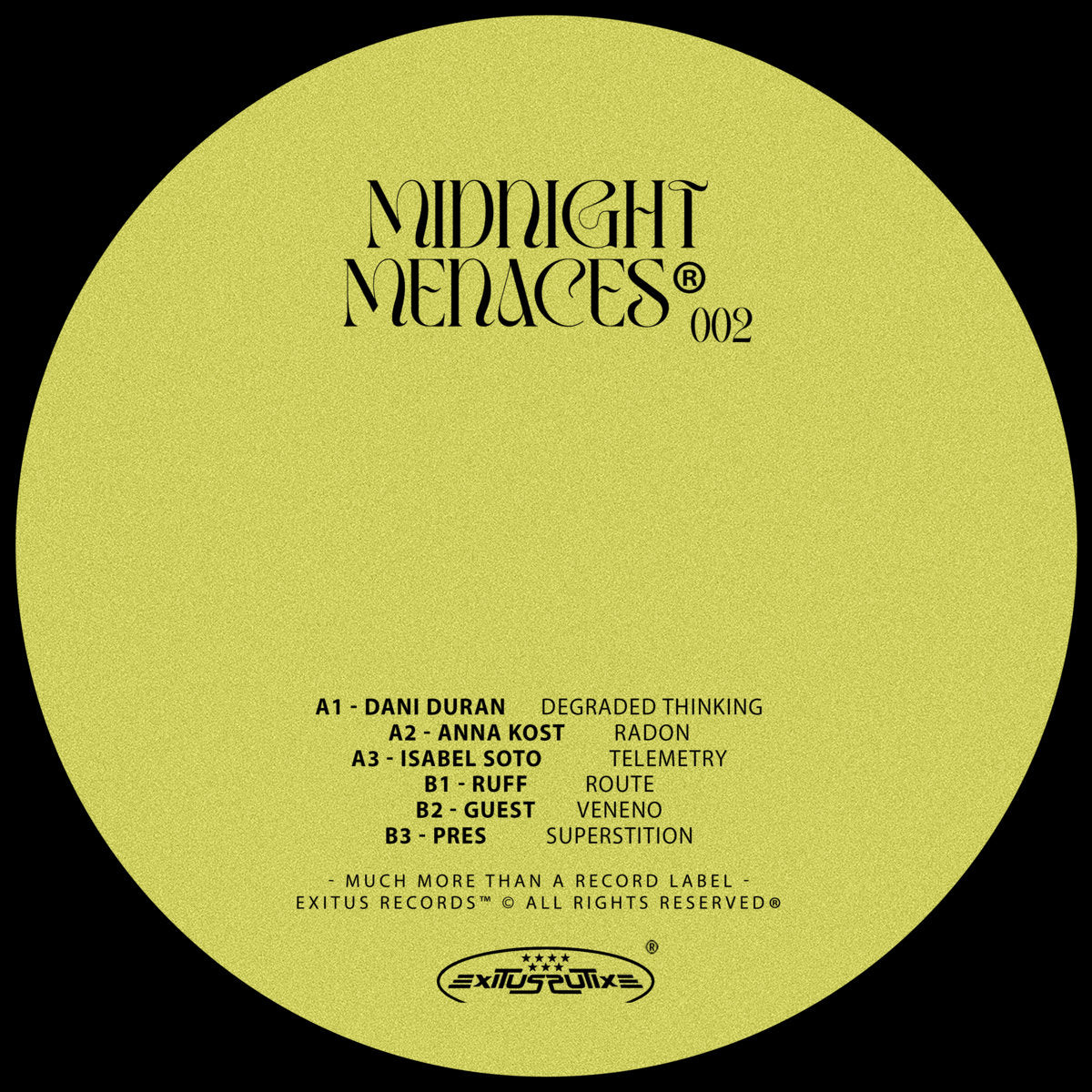 Various Artists - Midnight Menaces 002 [Exitus Records]