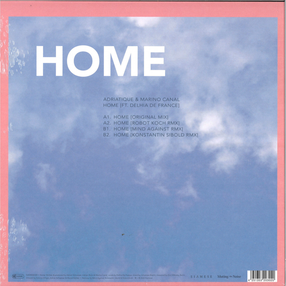 Adriatique, Mind Against, Marino Canal - Home Remixes EP [Siamese]