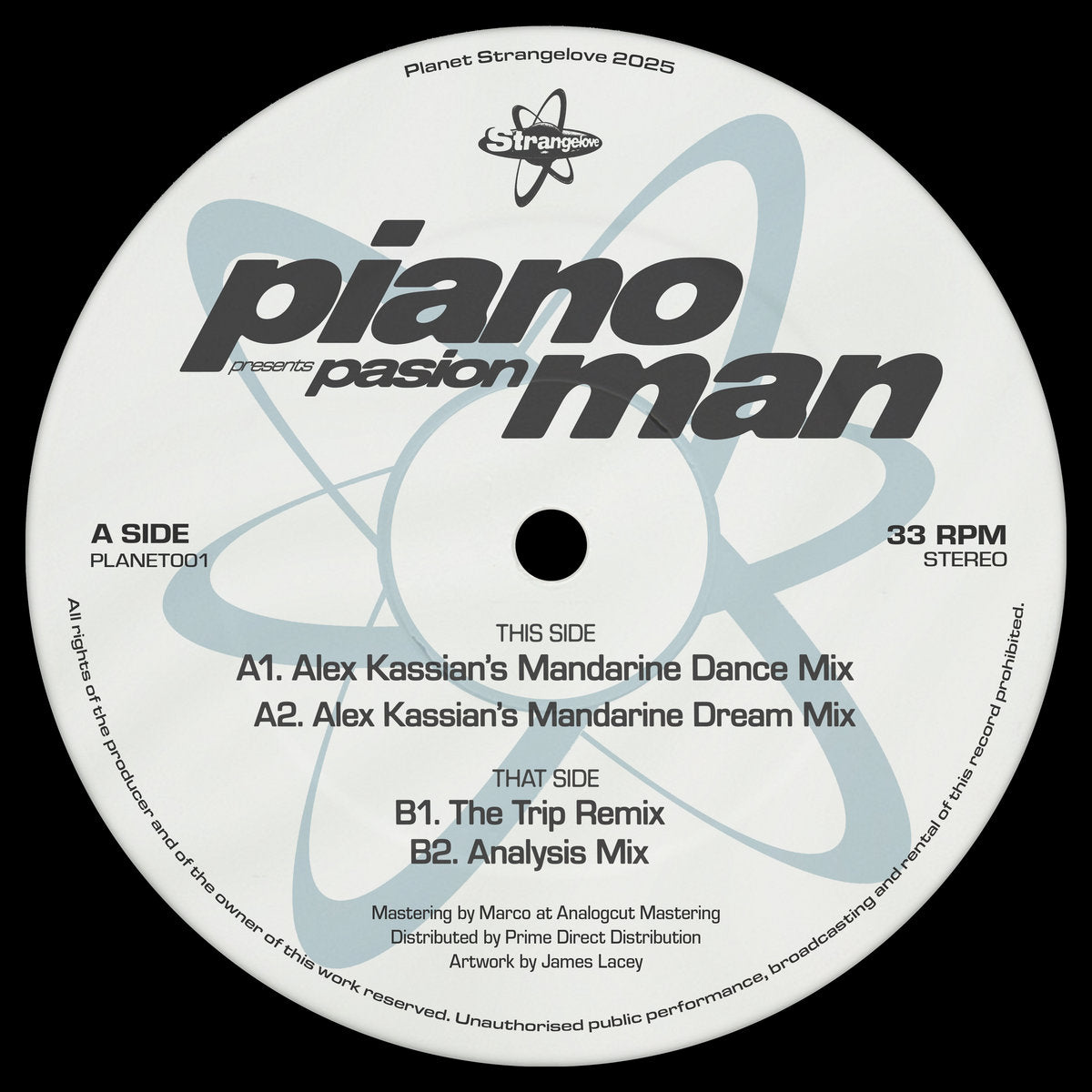 Pianoman - Pasion (Incl. Alex Kassian & The Trip Mixes) [Planet Strangelove]